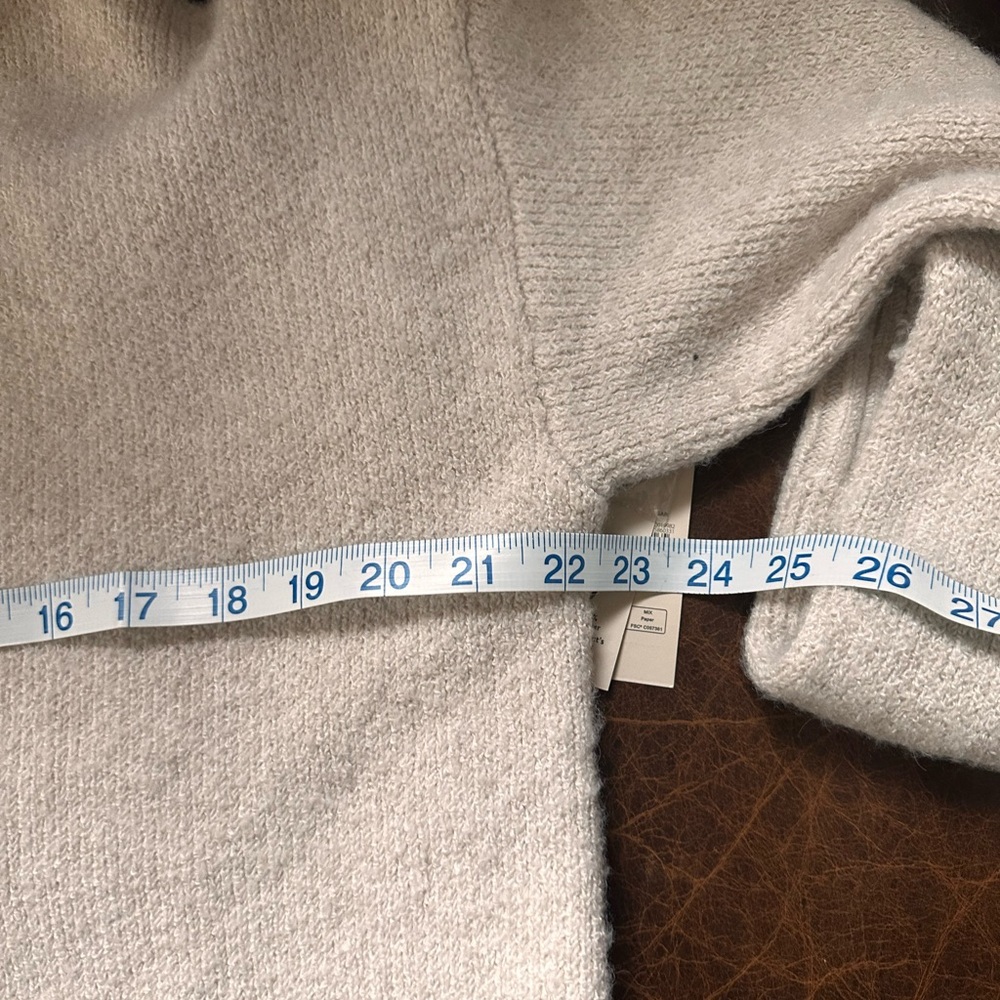 No Boundaries Women's Tan button up Cardigan Sweater - Picture 7 of 12